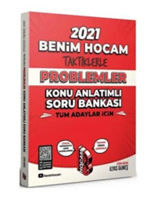 2021 KPSS Matematik Kitap Önerileri (Tamamı Yeni) Benim Hocam Yayınları - KPSS Taktiklerle Problemler Konu Anlatımlı Soru Bankası