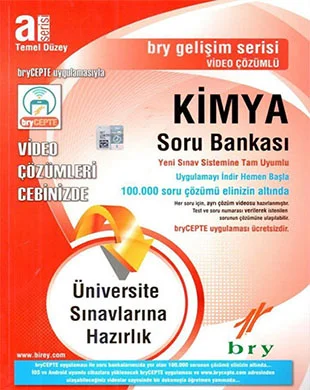 Birey Yayınları - A Serisi Temel Düzey Video Çözümlü Kimya Soru Bankası