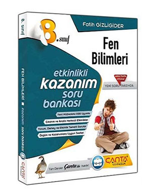 Çanta Yayınları - 8. Sınıf Fen Bilimleri Etkinlikli Kazanım Soru Bankası