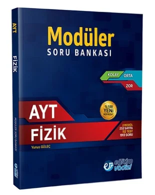 2021 AYT Fizik Kitap Önerileri (Yeni ve Güncel) (ÖSYM) Eğitim Vadisi Yayınları - AYT Fizik Modüler Soru Bankası