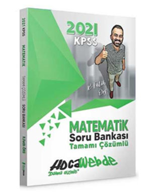 2024 KPSS Matematik Kitap Önerileri (Tamamı Yeni) HocaWebde Yayınları - KPSS Matematik Soru Bankası