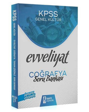 2025 KPSS Coğrafya Kitap Önerileri (En İyiler) İsem Yayıncılık - Evveliyat KPSS Coğrafya Tamamı Çözümlü Soru Bankası