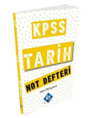 2025 KPSS Tarih Kitap Önerileri (Tamamı Güncel) KR Akademi Yayınları - KPSS Tarih Konu Anlatımlı Not Defteri