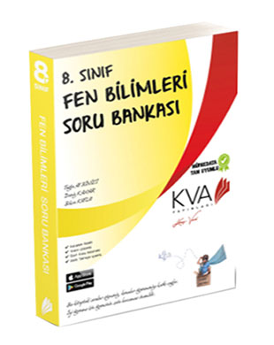 KVA Yayınları - 8. Sınıf Fen Bilimleri Soru Bankası