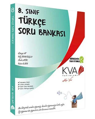 KVA Yayınları - 8. Sınıf Türkçe Soru Bankası
