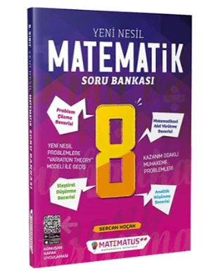 Matematus Yayınları - 8. Sınıf Yeni Nesil Matematik Soru Bankası