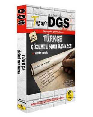 Tasarı Yayıncılık - DGS Türkçe Çözümlü Soru Bankası
