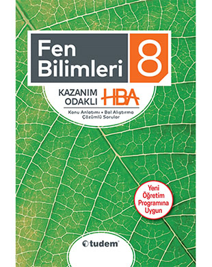 Tudem Yayınları - 8. Sınıf Fen Bilimleri HBA