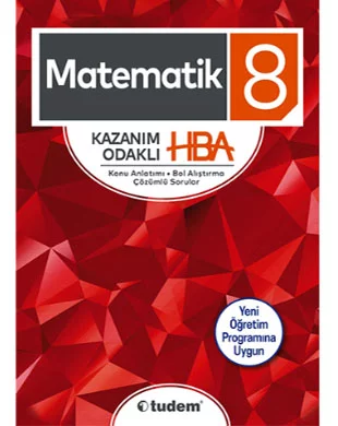 Tudem Yayınları - 8. Sınıf Matematik Kazanım Odaklı HBA