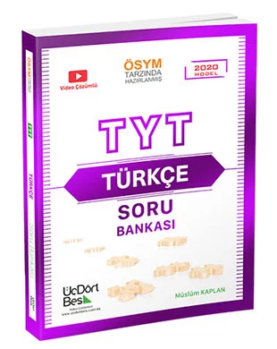 Üç Dört Beş Yayınları - TYT Türkçe Soru Bankası