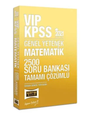 2021 KPSS Matematik Kitap Önerileri (Tamamı Yeni) Yargı Yayınları - KPSS Matematik Soru Bankası